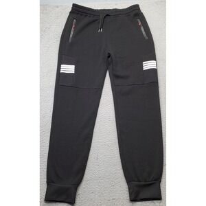 Bello 4 Bar Sweatpants Mens XL/XXL Black Athletic Gym Running Drawstring Waist‎